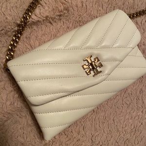 Tory Burch Kira Chevron Leather Chain Wallet